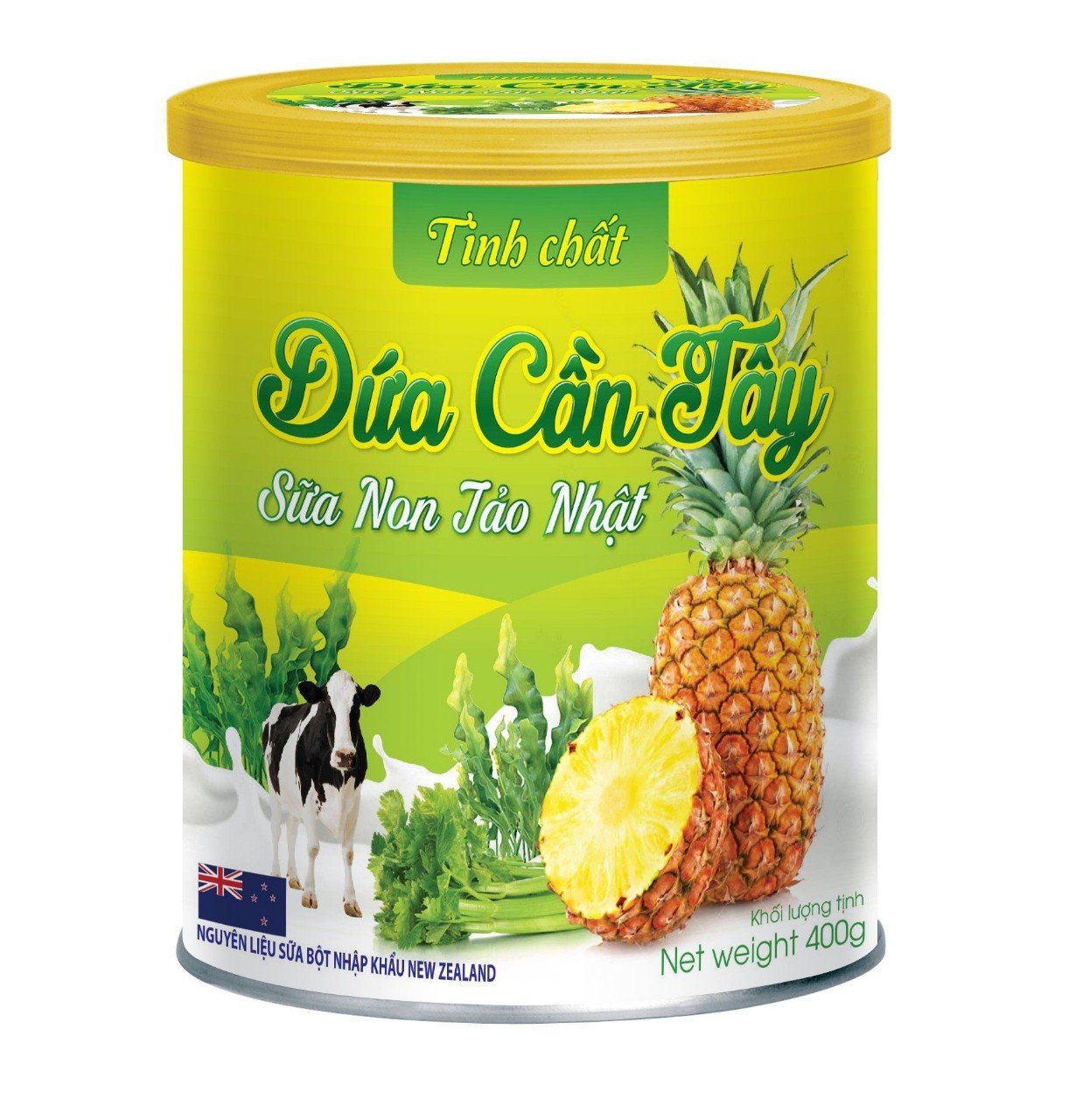 Sữa Non Tảo Nhật Tinh Chất Dứa Cần Tây-Giúp Giảm Cân An Toàn, Hiệu Quả,Đẹp Da, Mờ Nám, Thải Độc Gan, Phòng Ngừa Ung Thư Và Tăng Cường Sức Khỏe-hộp 400g