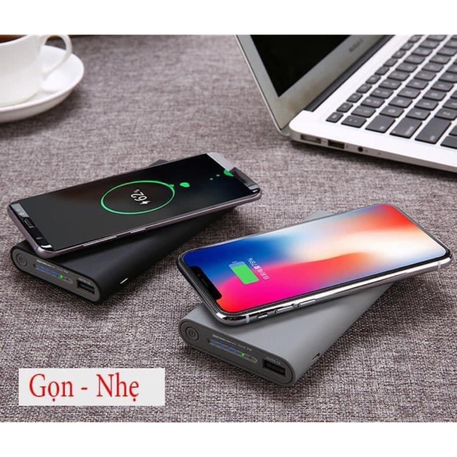 Sạc dự phòng không dây 20.000 mah tiện dụng, pin sạc dự phòng loại tốt