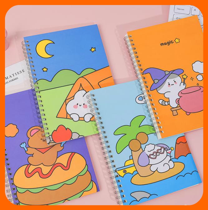 Tập vở học sinh hình ciu xỉu - sổ ghi bài cỡ A5 lớn nhiều hình cho các bé chọn