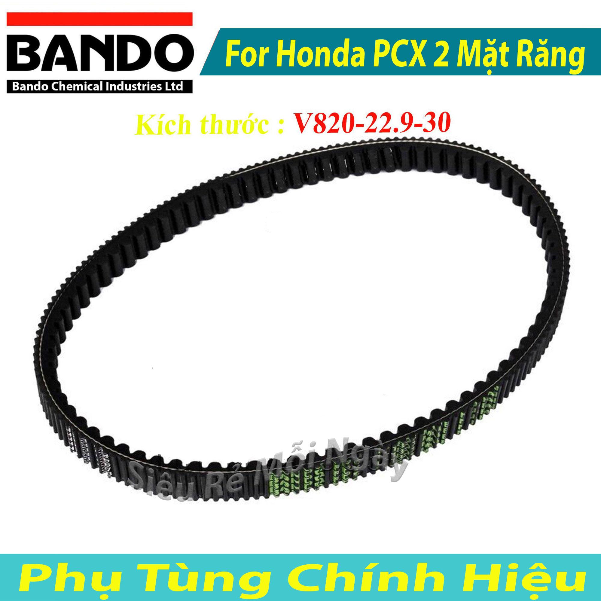 [HCM]Dây Curoa Bando Honda PCX 150 Air Blade 2016 Vario 2018 2 mặt răng FDC Made in Japan