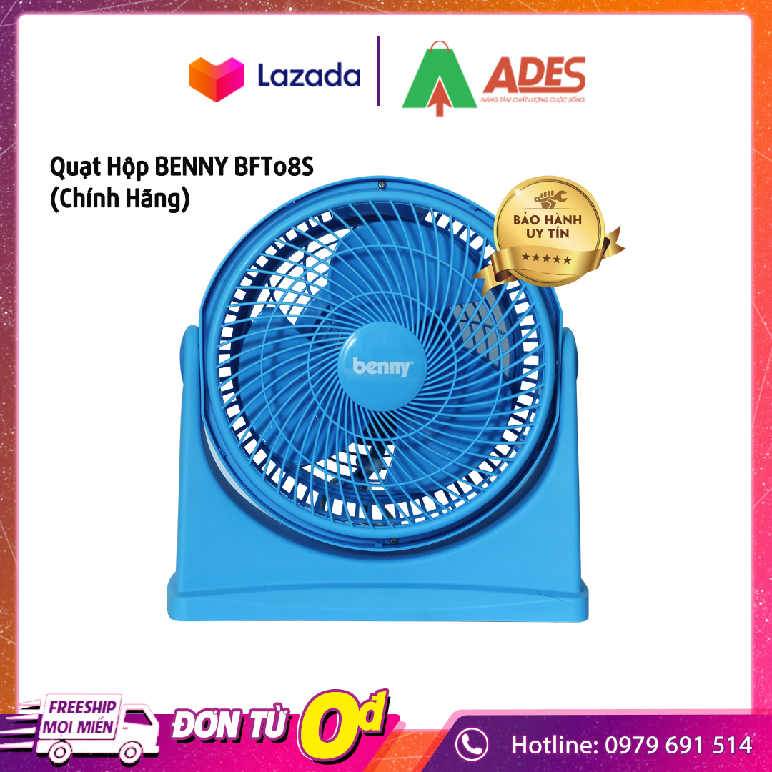 Quạt hộp benny bft08s - bh 2 năm