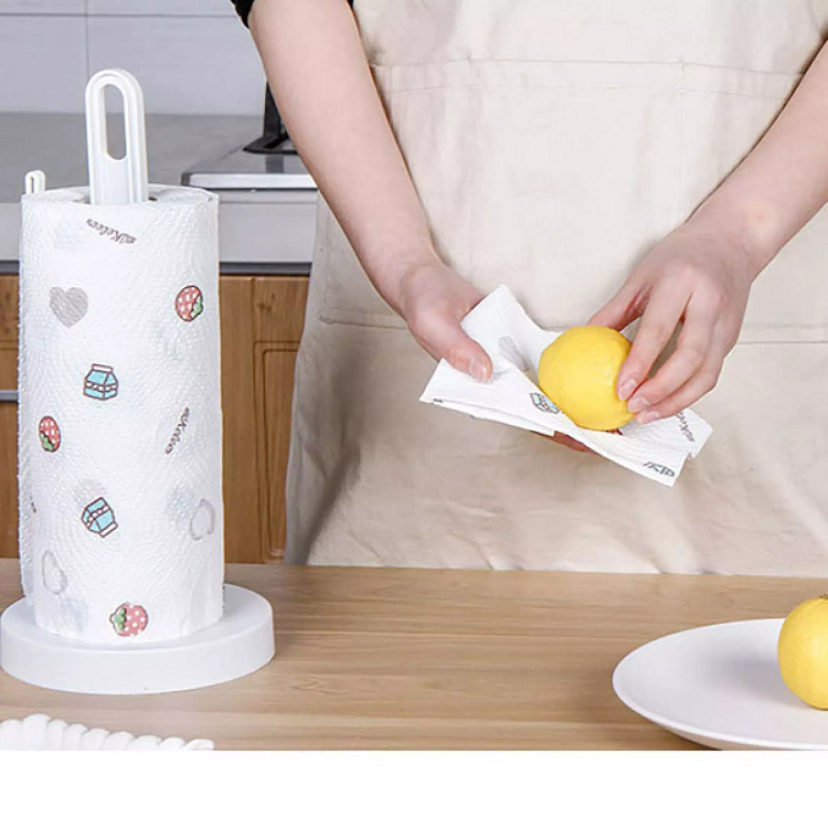 Giấy lau đa năng - cuộn khăn giấy lau bếp họa tiết đa năng, chất giấy siêu dai thấm hút tốt 1 cuốn dùng cực tiết kiệm