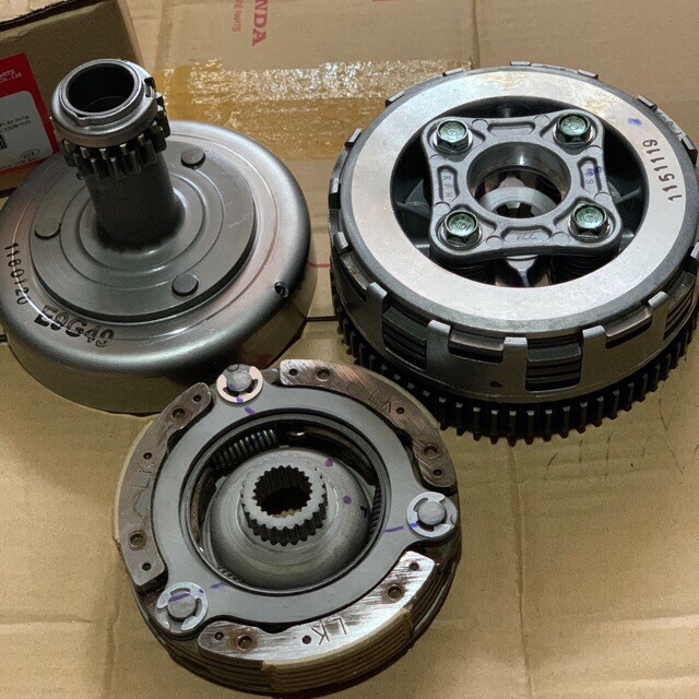 Full bộ nồi trước và sau xe Wave Alpha/ Dream/Wave Thái110/Future 1/ Wave Rs hãng