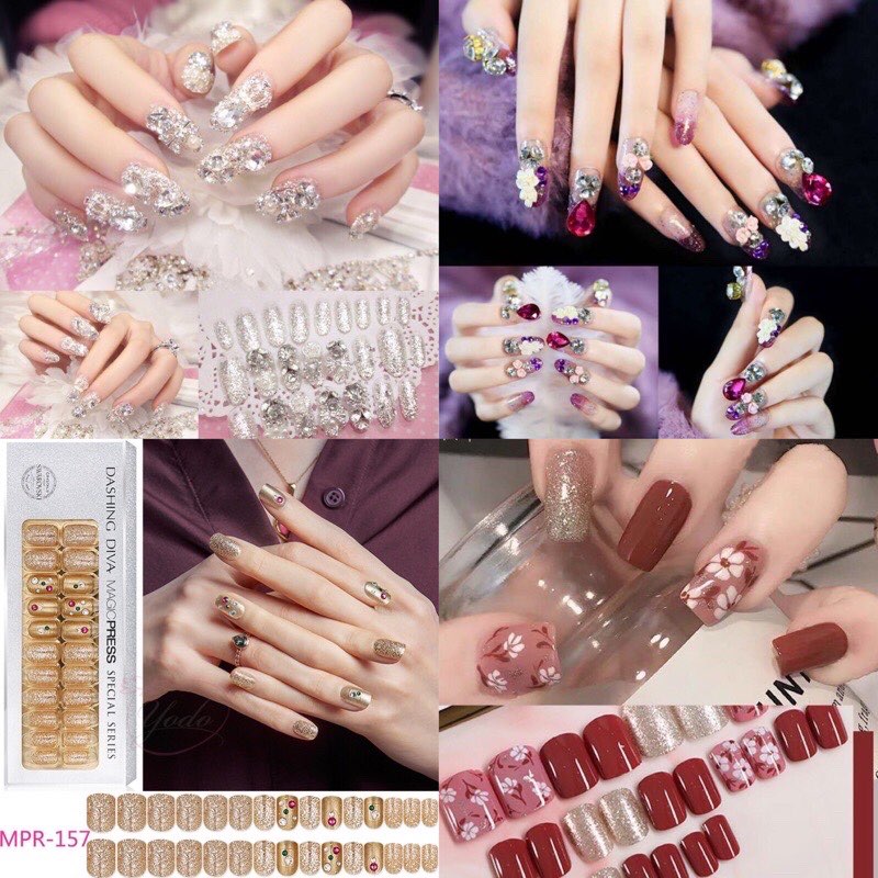 [HCM]HOTTREND Móng tay giả 24 cái cực xinh sang chảnh