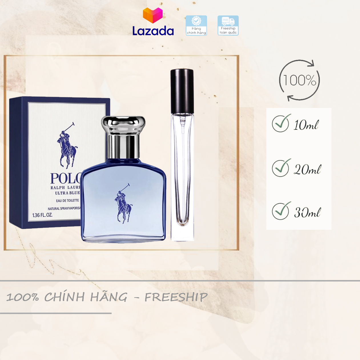[Chiết 10-20-30ml] Ralph Lauren Polo Ultra Blue for men