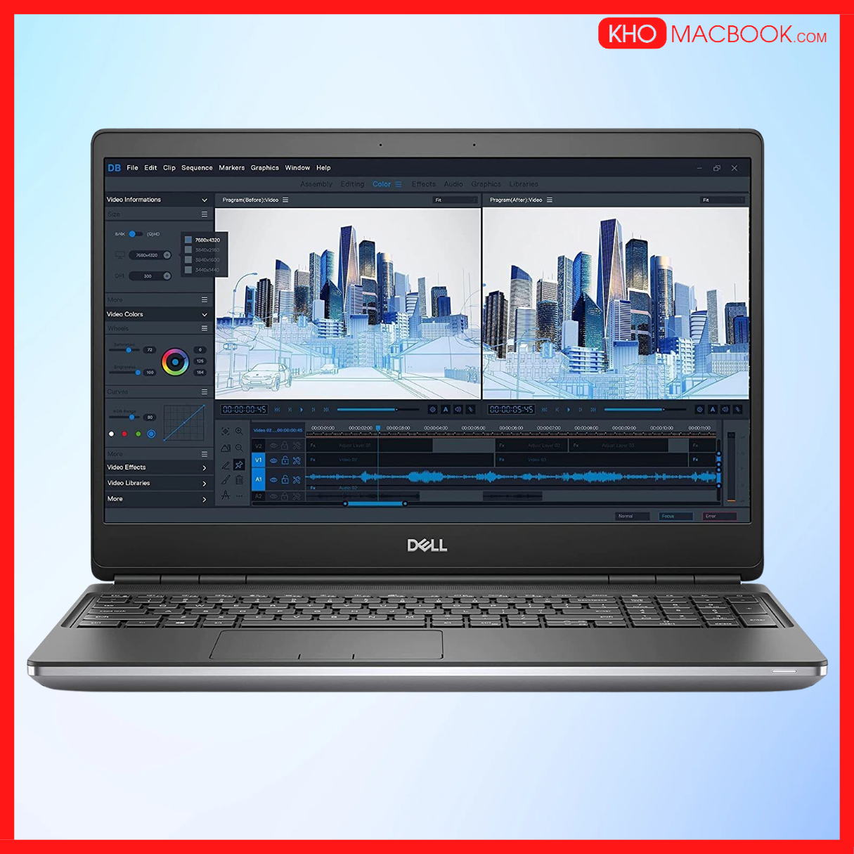 Laptop dell precision 7560 core i7-11850h l ram 16g l ssd 512g l a2000 4g l màn 15' fhd đẹp 99%