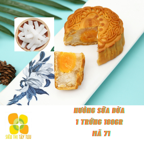 Bánh trung thu kinh đô nướng sữa dừa 1 trứng 180gr |siêu thị tây tựu