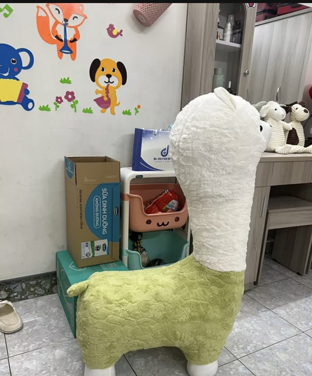 LACASA children's Alpaca toy chair, soft cotton mattress, iron frame, modern high-end imported goods - 8