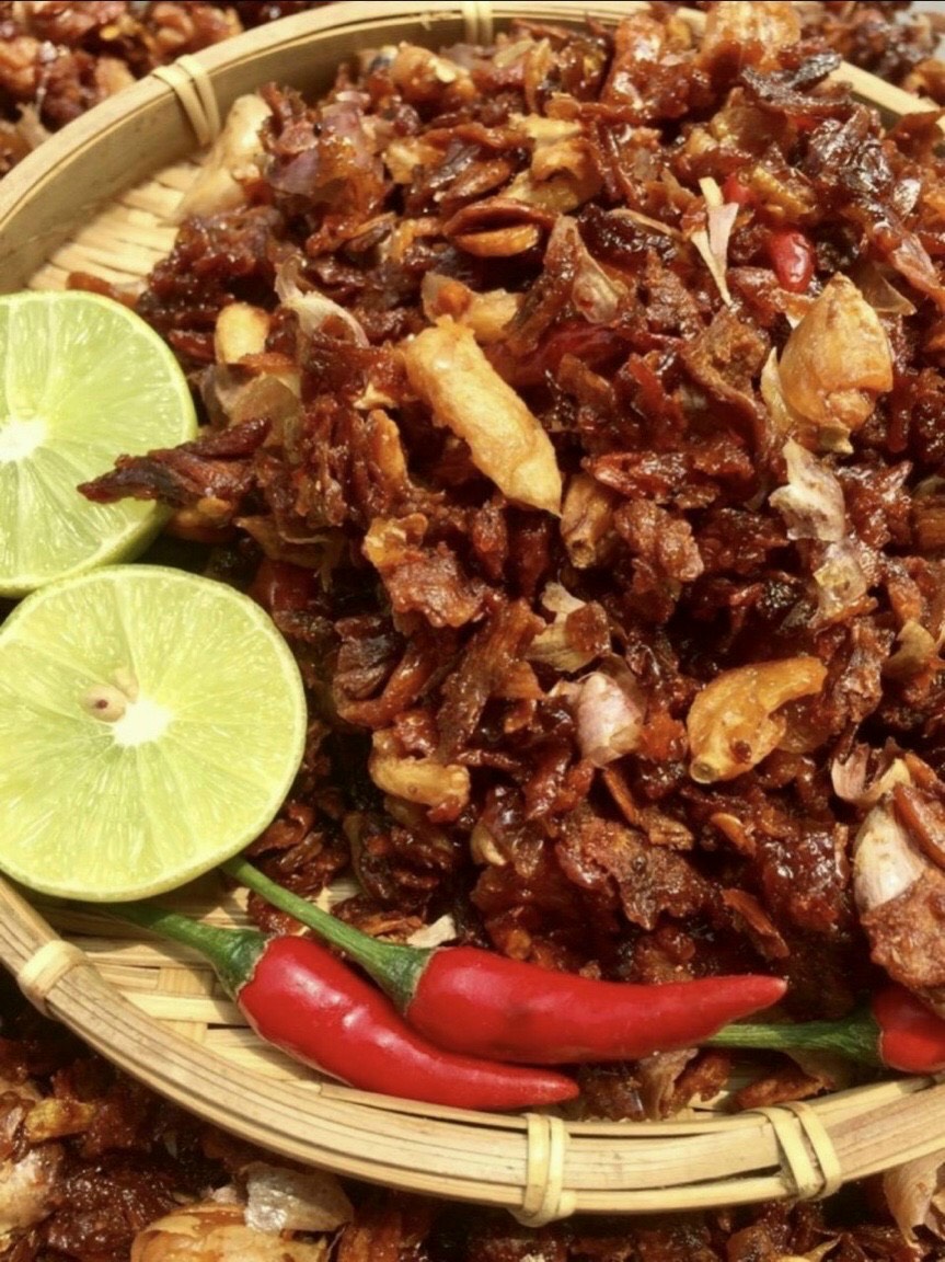 Khô bò rim tỏi mật ong - hủ 300gr