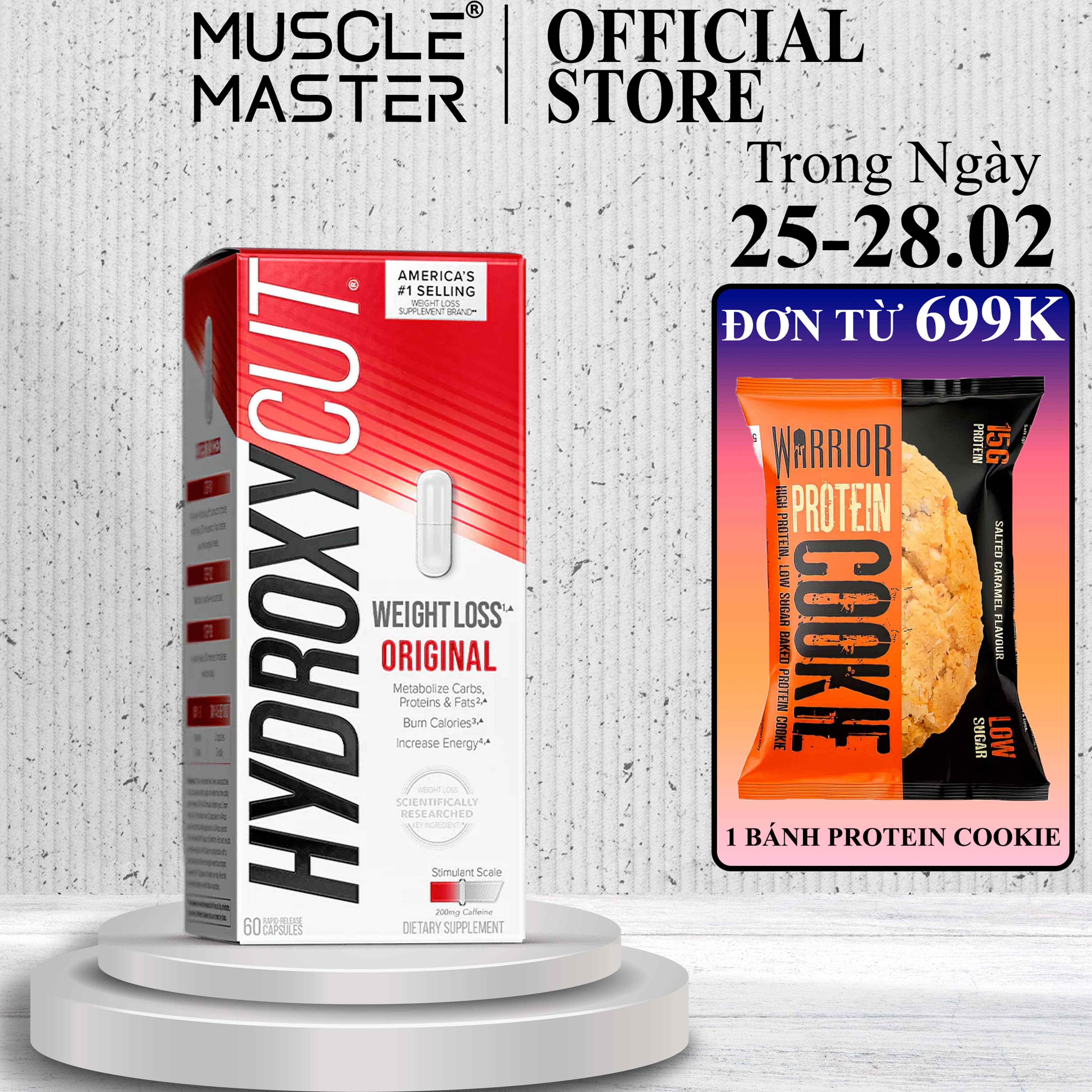 Viên Uống Giảm Cân Mạnh Hydroxycut Original Weight Loss 60 Viên