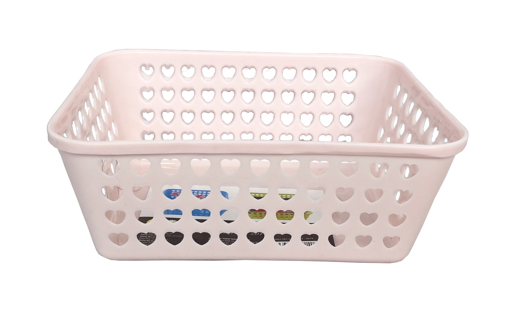 Rổ chữ nhật hình tim tự lập tl207 - 12cm