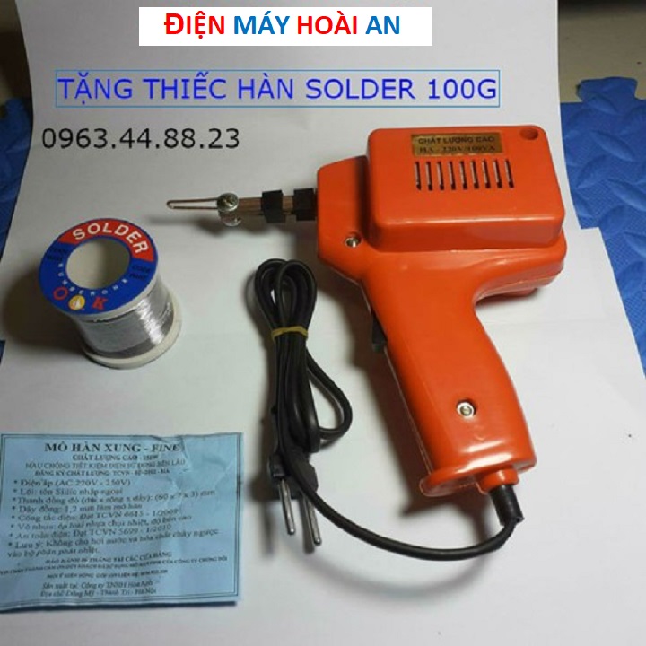 Máy hàn xung hàn thiếc,hàn chì nóng chảy cực nhanh Lõi Đồng 220VCC