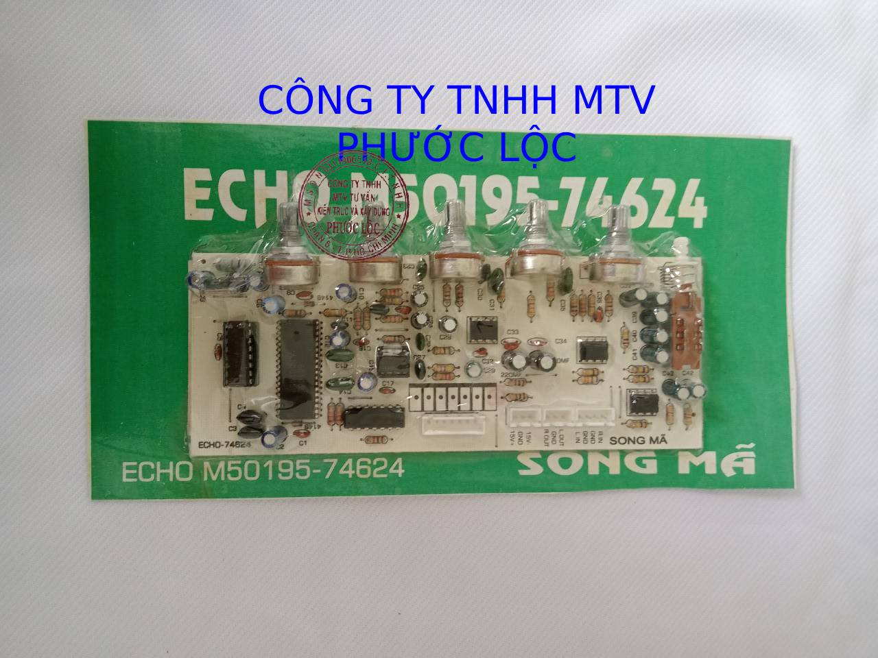 Bo mạch khuếch đại amply tạo tiếng vang cao cấp – echo 74624- song mã