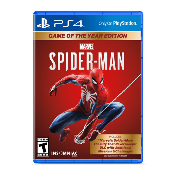 ĐĨA GAME PS4 MARVEL SPIDER MAN GAME OFF THE YEAR