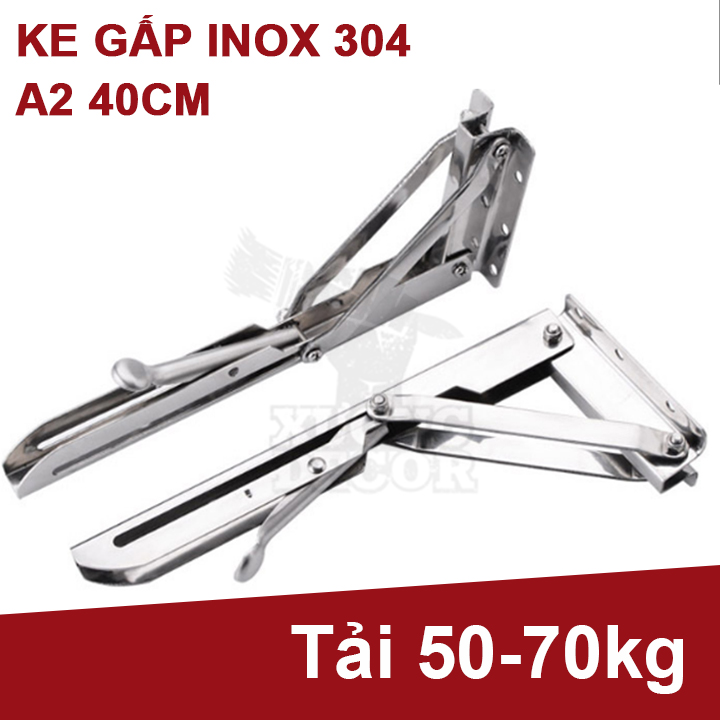 Bản Lề Gập Thông Minh inox A2-40cm -bộ 2 chiếc