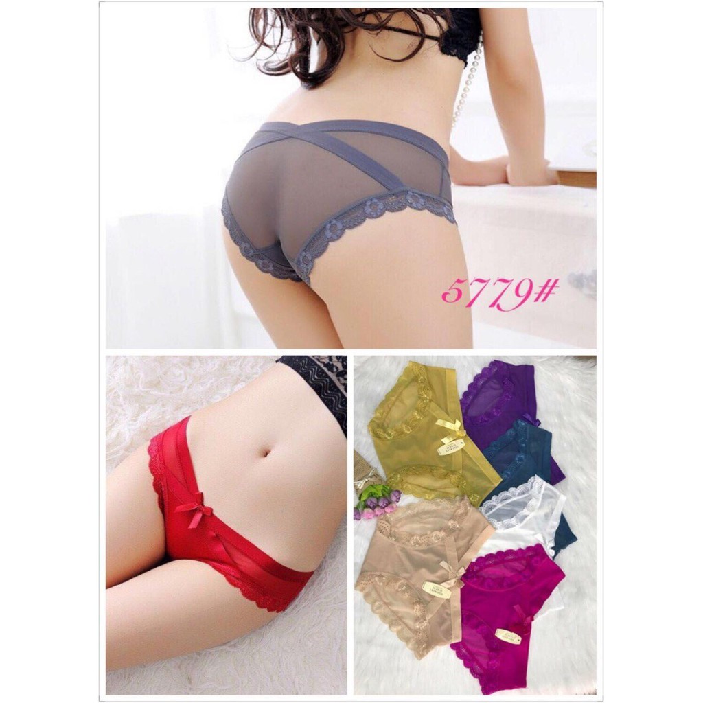 Quần lót ren nữ cạp chéo siêu sexy form đẹp
