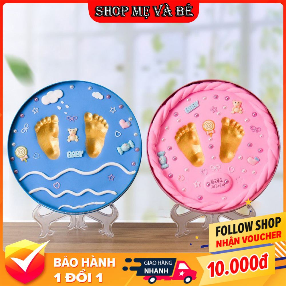 Khuôn in và lưu giữ dấu tay chân cho bé yêu nhà bạn, in dấu chân tay cho bé làm kỉ niệm