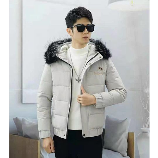 Áo Phao Nam Mũ Lông Hàng Cao Cấp, Áo Khoác Phao Nam Mũ Lông Siêu Mềm Siêu Ấm