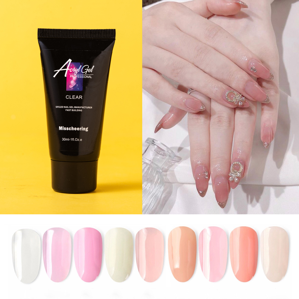 Gel gôm đắp móng Misscheering chính hãng - Gel gôm nối móng rất nhanh bền và đẹp