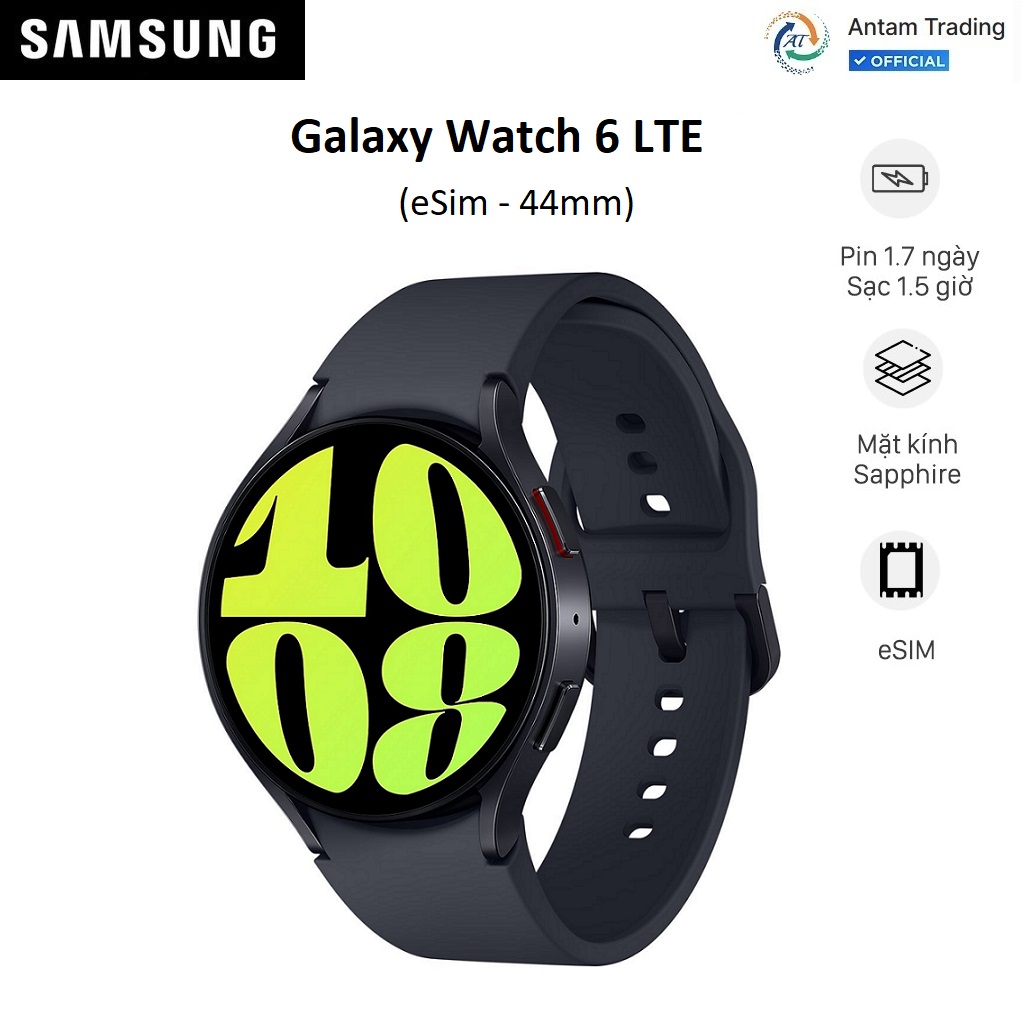 Đồng hồ thông minh samsung galaxy watch 6 lte r945 - hàng chính hãng