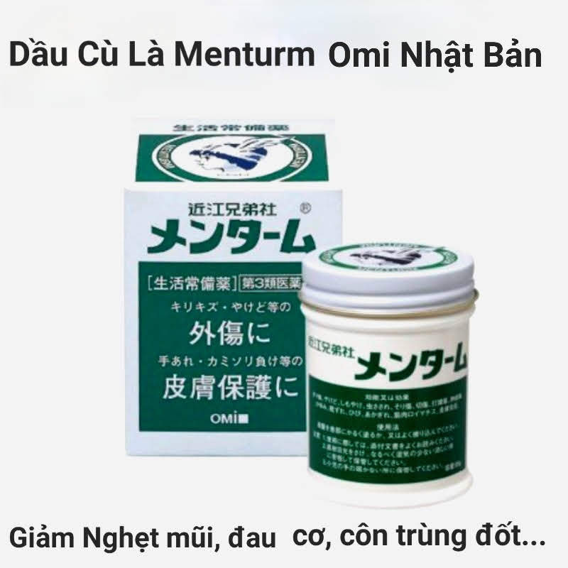 Dầu Cù Là Omi Menturm Nhật Bản 85g