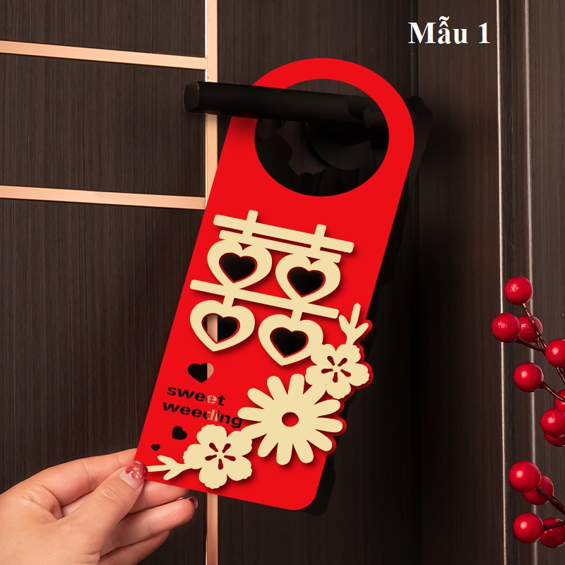 Tấm treo cửa phòng Tân hôn