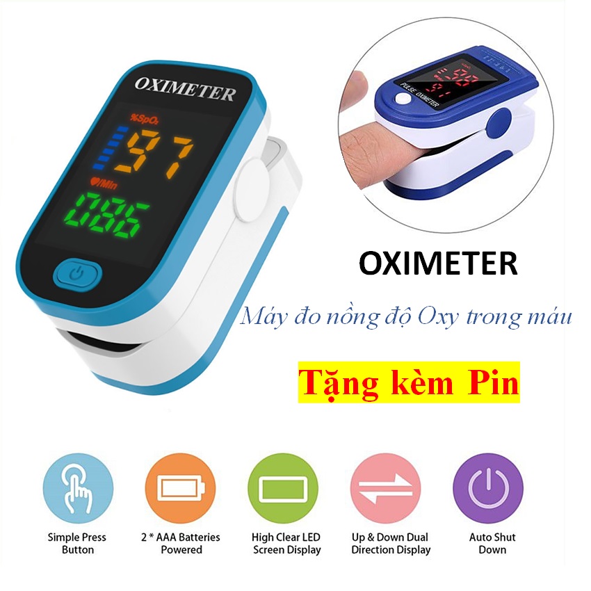 Máy đo nồng độ oxy trong máu oximeter