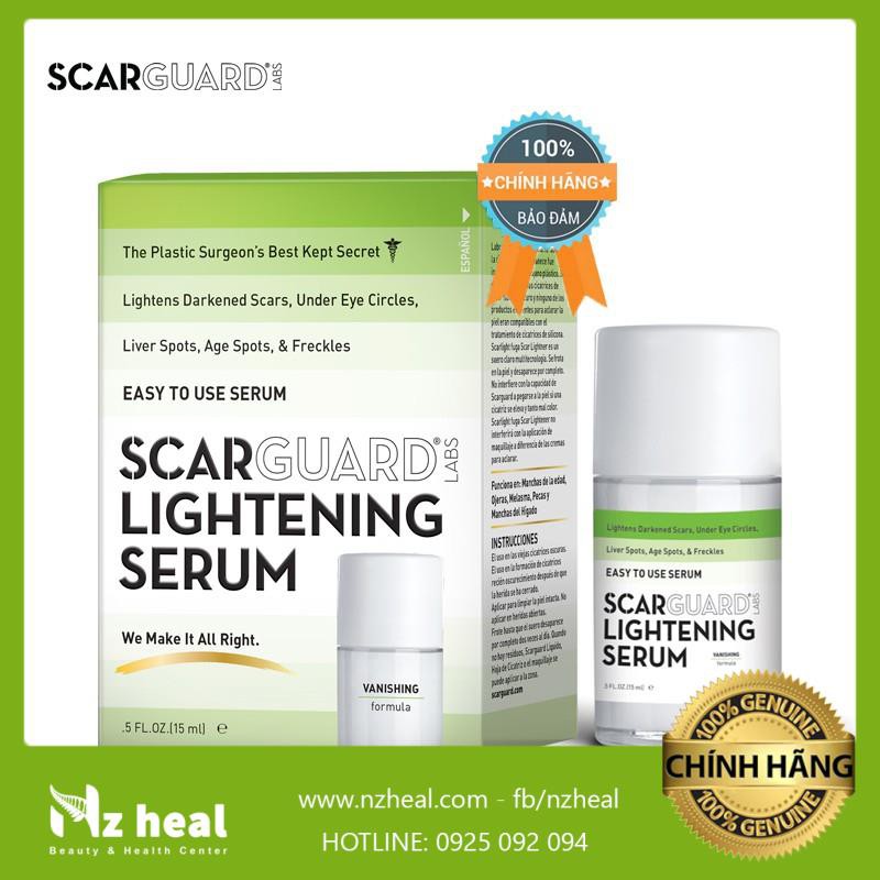 Serum mờ nám, thâm sạm, sẹo thâm Scarguard Lightening Serum 15ml của Mỹ