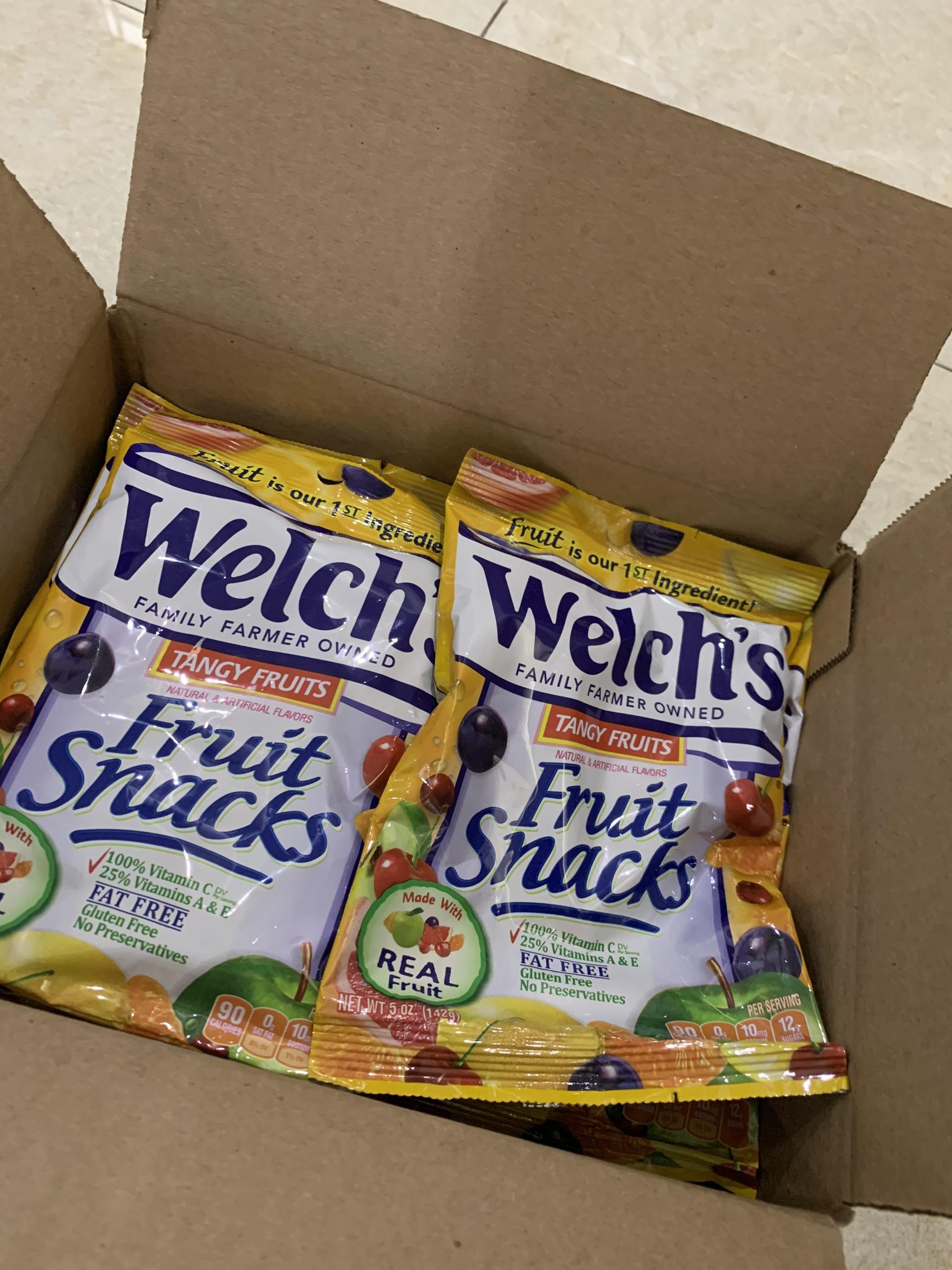 Kẹo dẻo trái cây Welch's vị Tangy Fruit