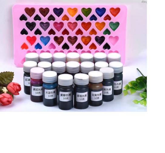 Combo 10 lọ màu pha keo epoxy