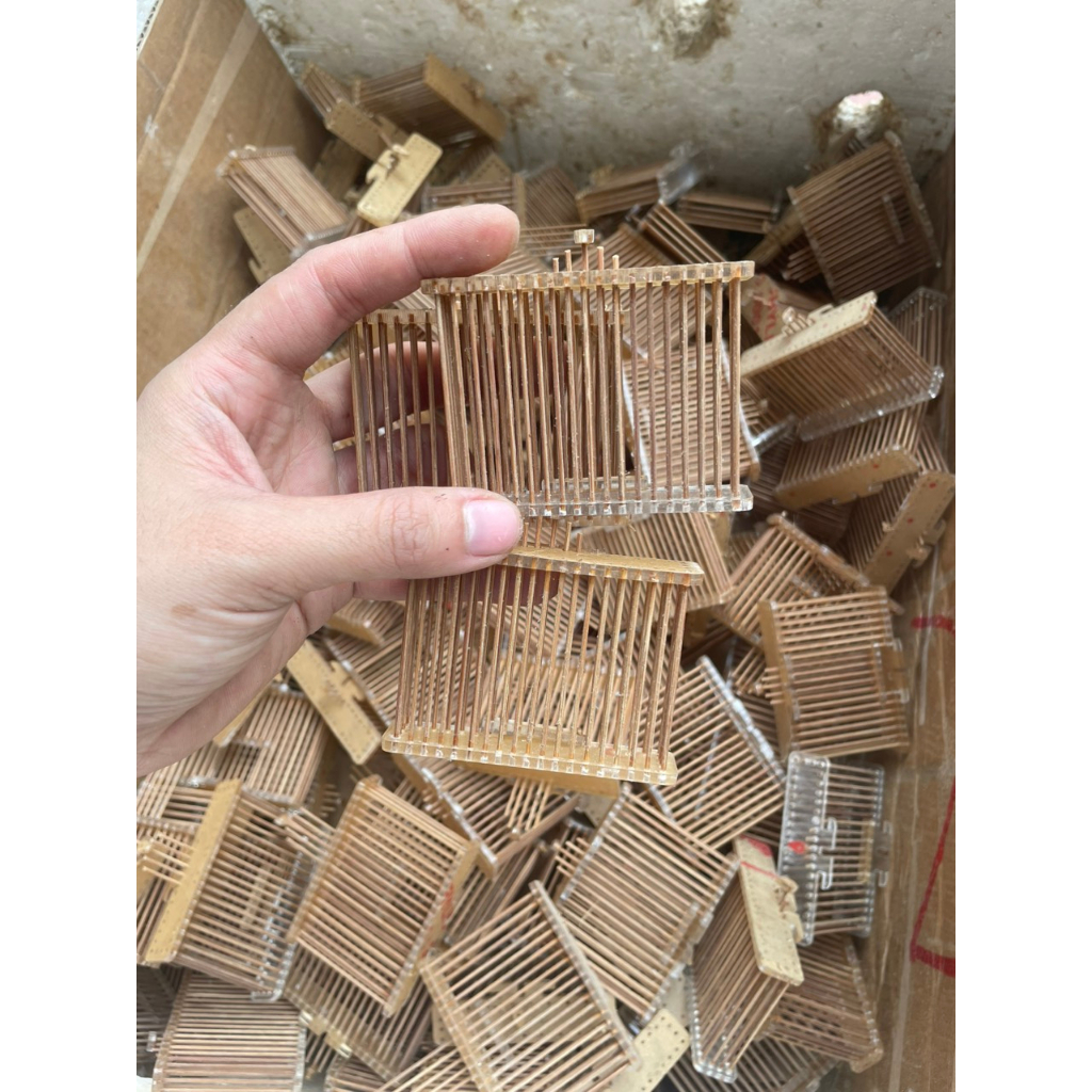 Rọ Dế Tre Đôi dành cho lồng chim chào mào, rọ cáp nan tre