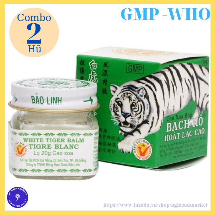 Bạch hổ hoạt lạc cao 20g combo 2 hũ