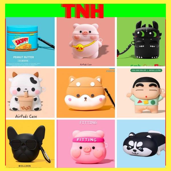 Vỏ tai nghe❁❦ Vỏ bảo vệ bao đựng tai nghe Airpod Đựng tai nghe không dây airpods pro...Vỏ Bọc Tai Nghe Hàng Cao Cấp