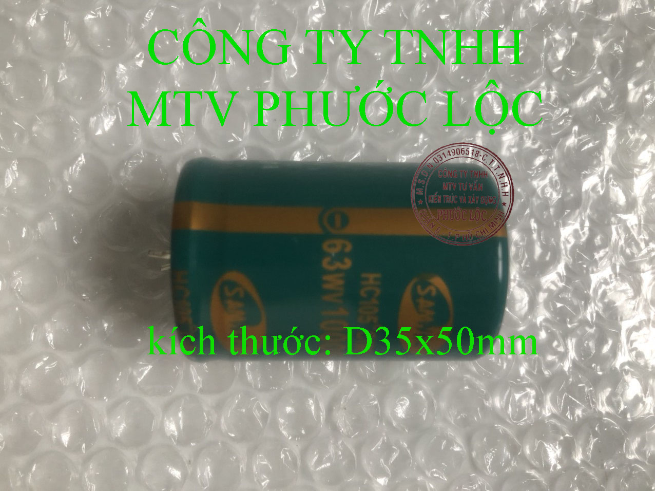 Tụ lọc nguồn amply 63v- 10000 uf- loai thường