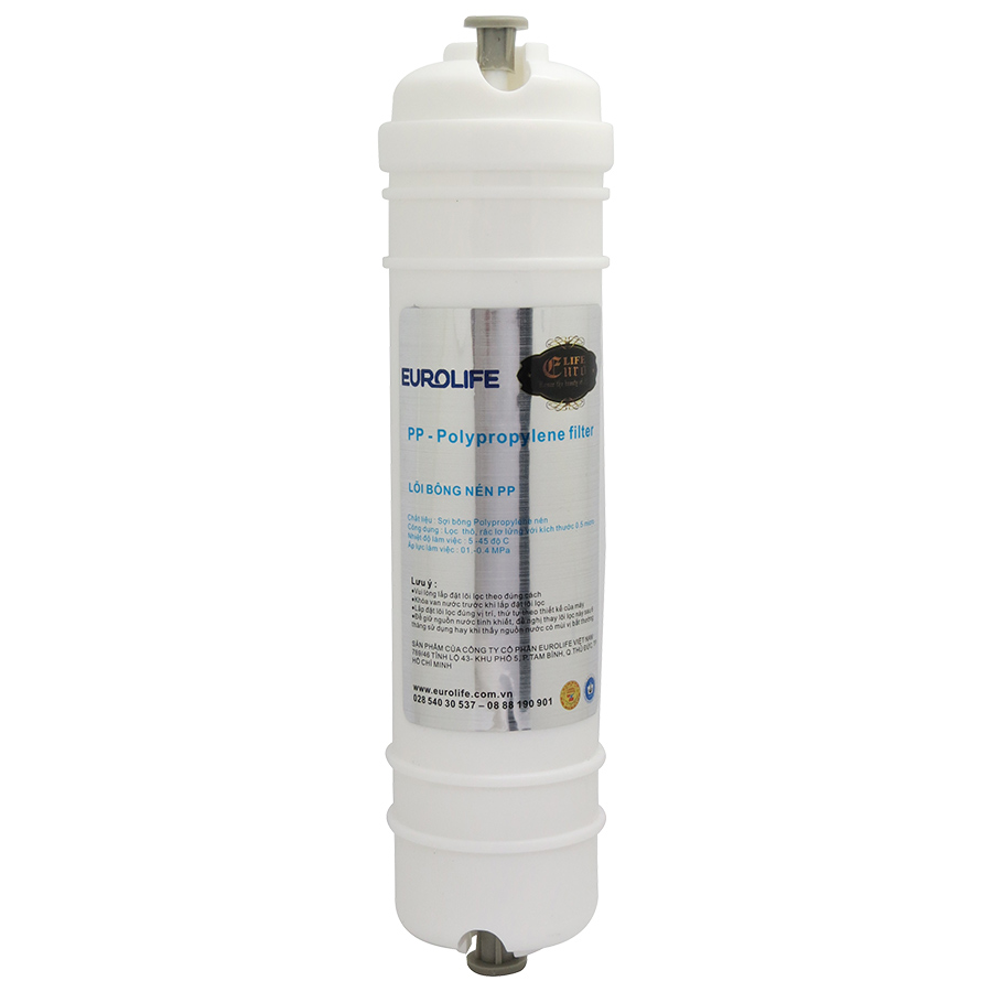 Lõi lọc PP dùng cho máy lọc Eurolife EL-UF5( Polypro Pylene Filter ) EL-PP-UF