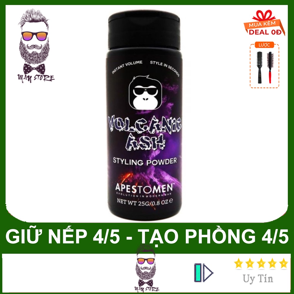 Bột Tạo Phồng Tóc VOLCANIC Ash Styling Powder 25g - Tạo Phồng Tự Nhiên Giữ Nếp Tốt