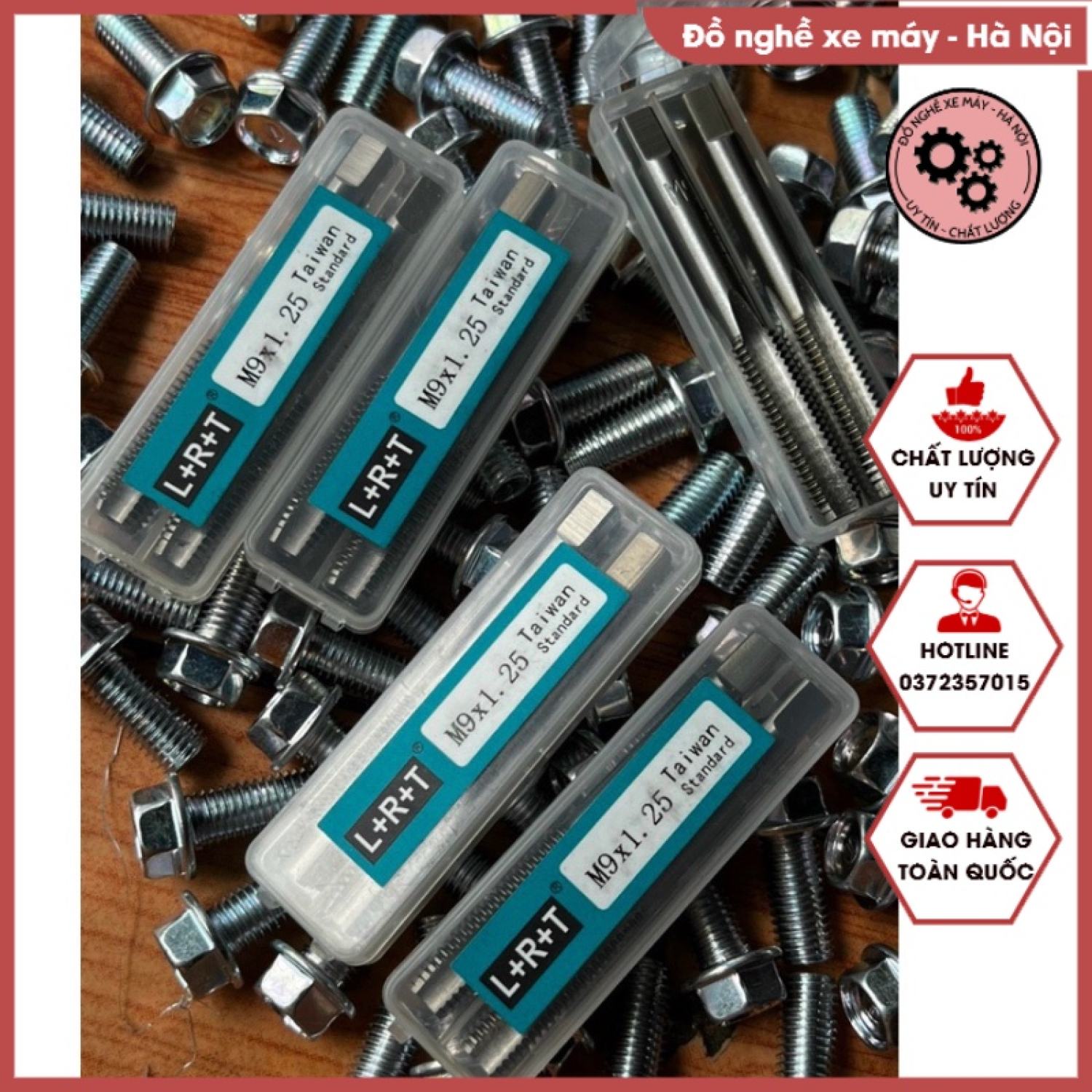 Ốc sịn 9 ly 2,5cm bắɴ dàn chân bán số lượng lớn - ốc 9li x 2,5cm bắt dàn chân chất liệu thép c45