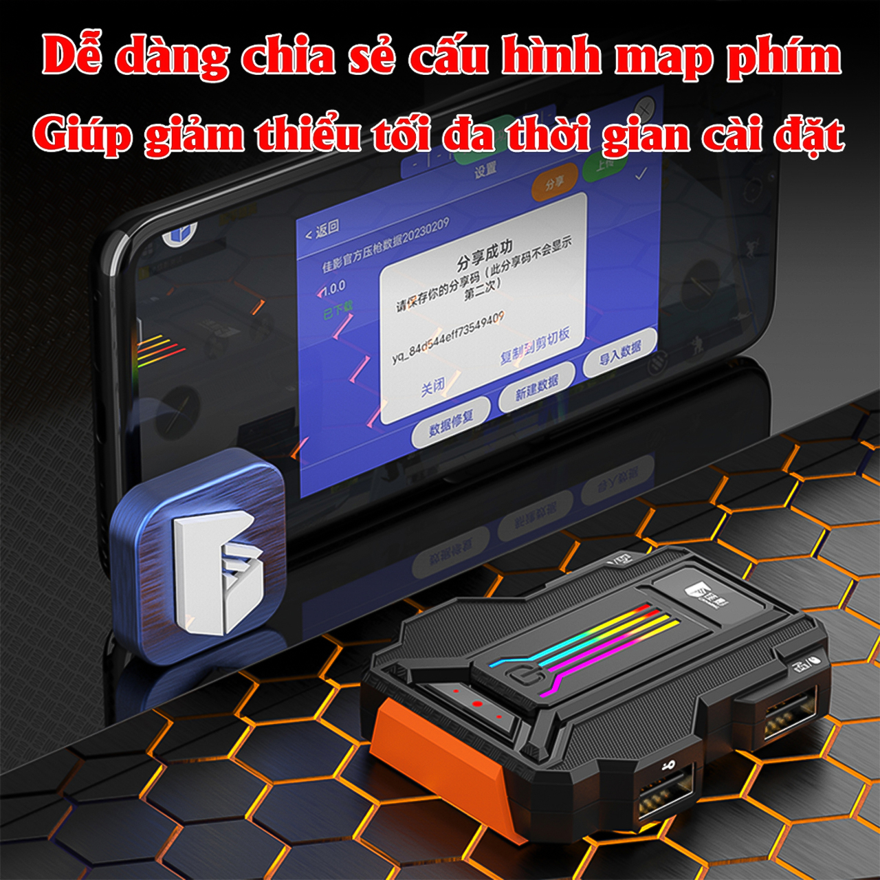 Bộ chuyển đổi chơi game LIE YING PRO Dành cho Android