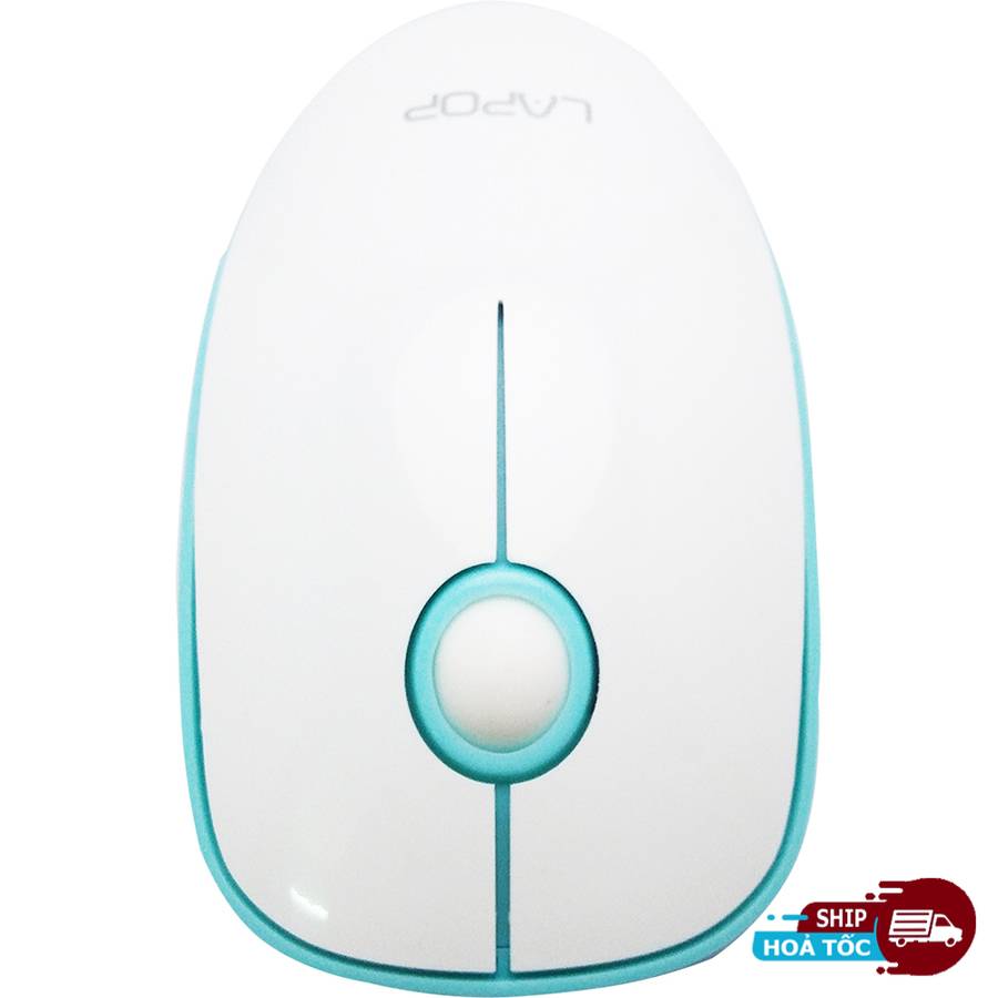 Chuột không dây cao cấp A9 TRẮNG XANH dùng cho máy tính laptop - KKT Store - chuột máy tính, chuột vi tính, chuột giá rẻ
