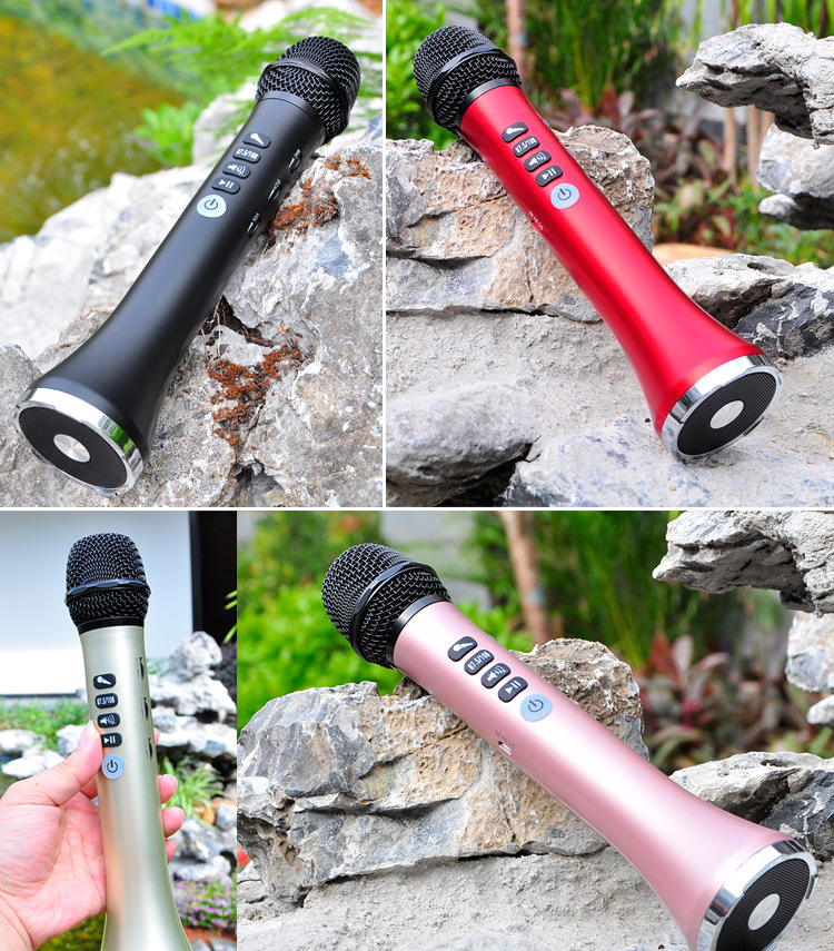 Micro Karaoke Bluetooth cao cấp thế hệ mới L-698 âm thanh tuyệt vời công suất 15W - Phụ Kiện 1986