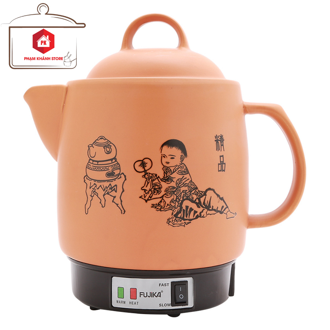 Siêu sắc thuốc 3l fujika tự động ngắt đun khi còn 1 chén