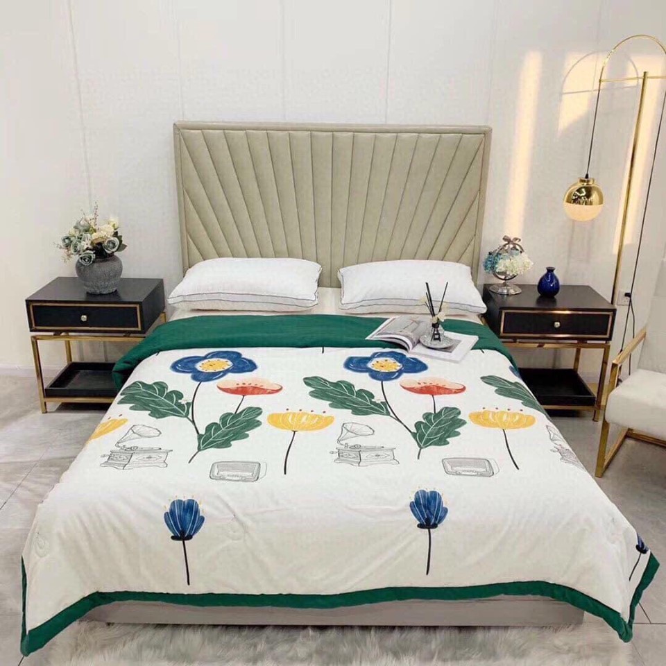 Chăn mùa hè cotton ZARA home cao cấp thoáng mát