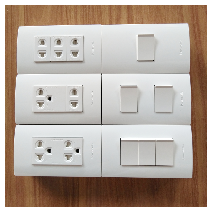 Ổ cắm - Công tắc - Đèn báo Panasonic 16A 250V Dòng Halumeie Chính hãng