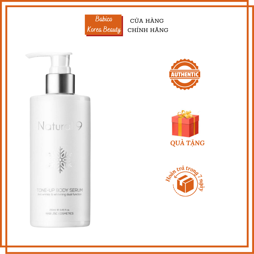 Sữa Dưỡng Trắng Da Toàn Thân Hương Thơm Nhẹ Nhàng Không Bết Rích Không Lộ Vân Natural Whitening Body Serum 250ml- BABICO