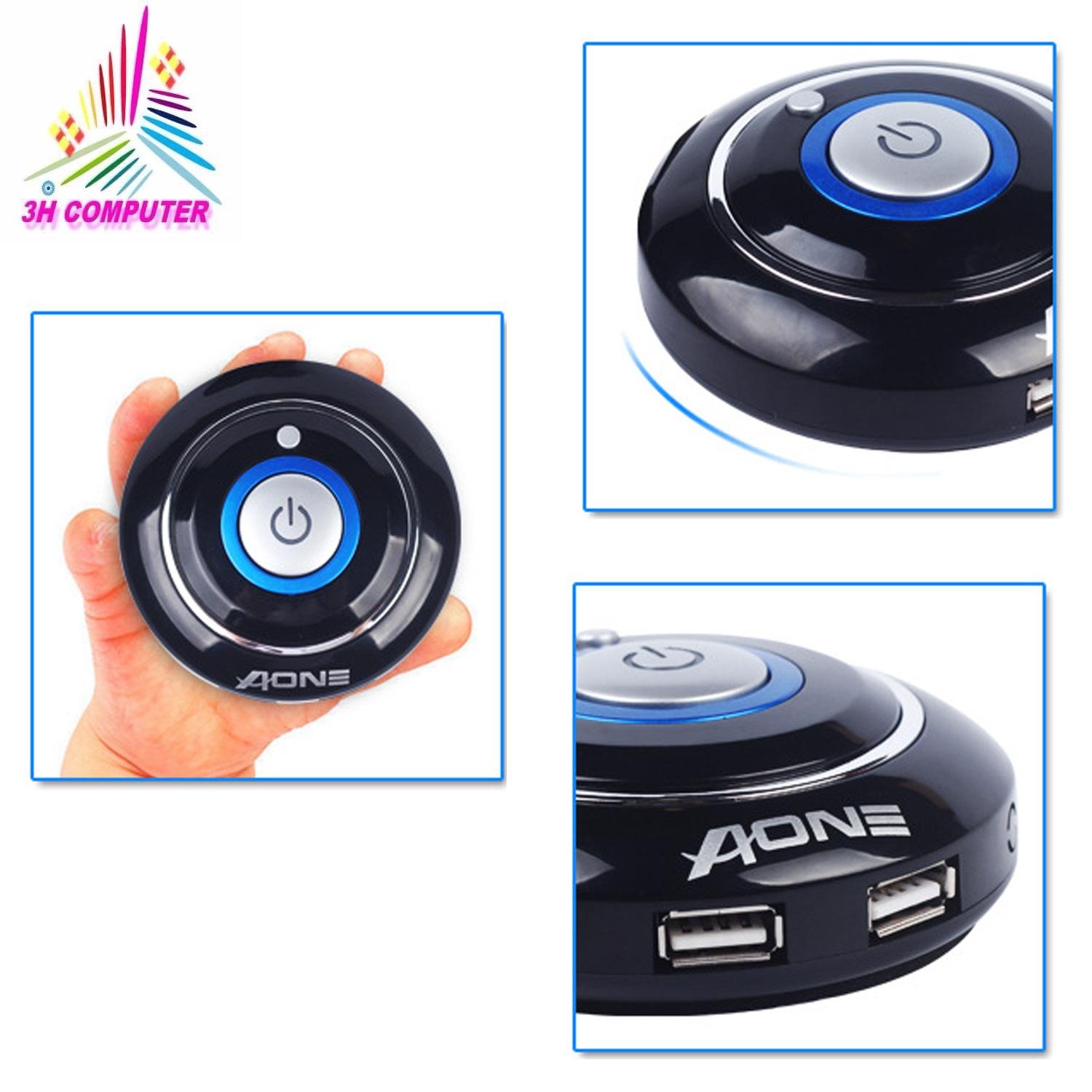 (HCM) Nút nguồn máy tính AONE Tròn vặn ốc- tích hợp Audio