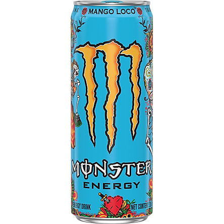 [HCM]Lốc 6 Lon Nước Tăng Lực Monster Loco Vị Xoài (355ml x 6Lon)