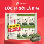 [Siêu Tiết Kiệm] Lốc 24 gói Rong Biển Lá Kim O’Food Ô Liu 4G - Ăn Liền Healthy