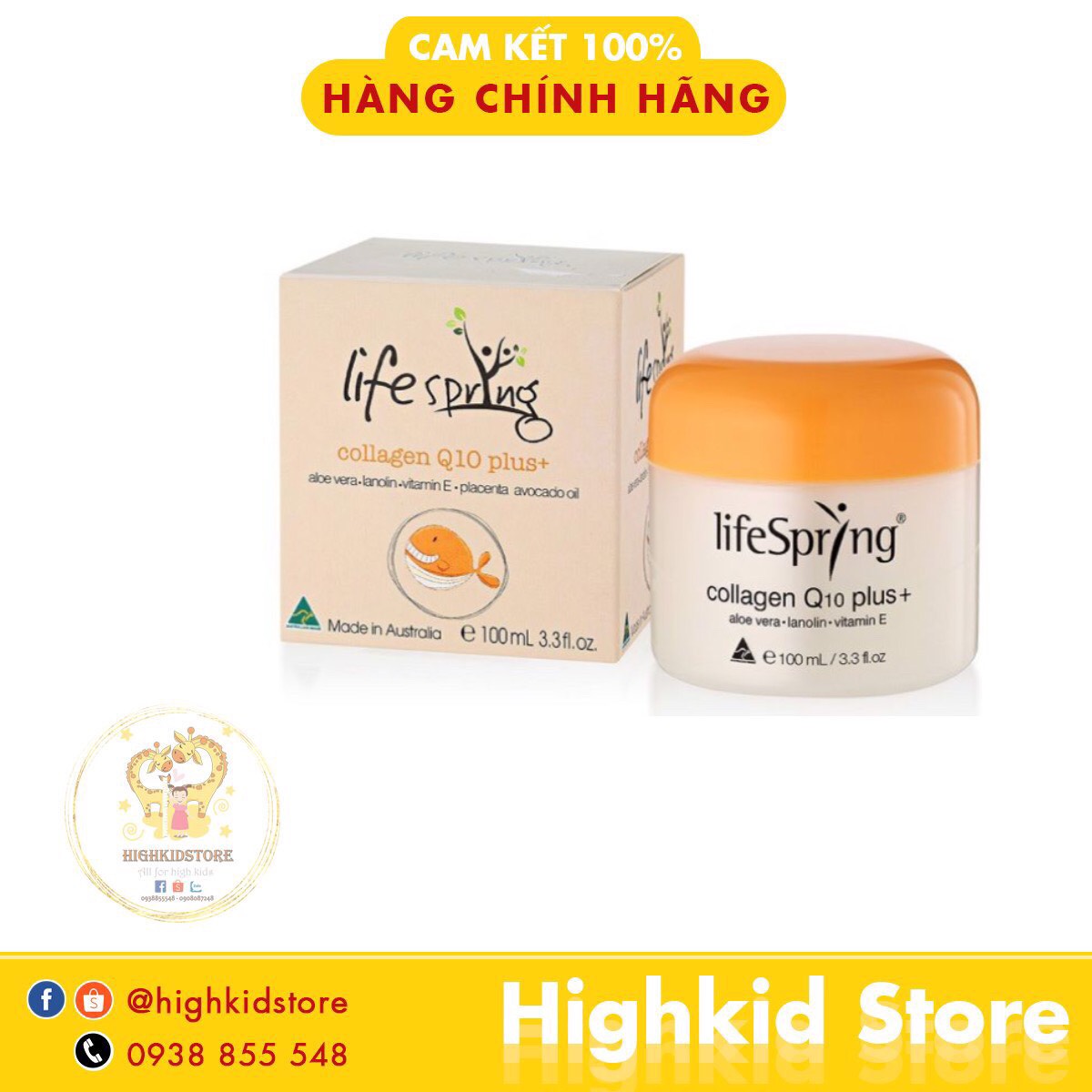 Kem cừu dưỡng ẩm Life Spring