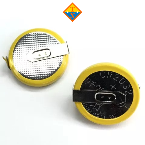 Pin cr2032 cho nồi cơm điện tử, ấm nước, mạch điện tử có hàn chân # pin