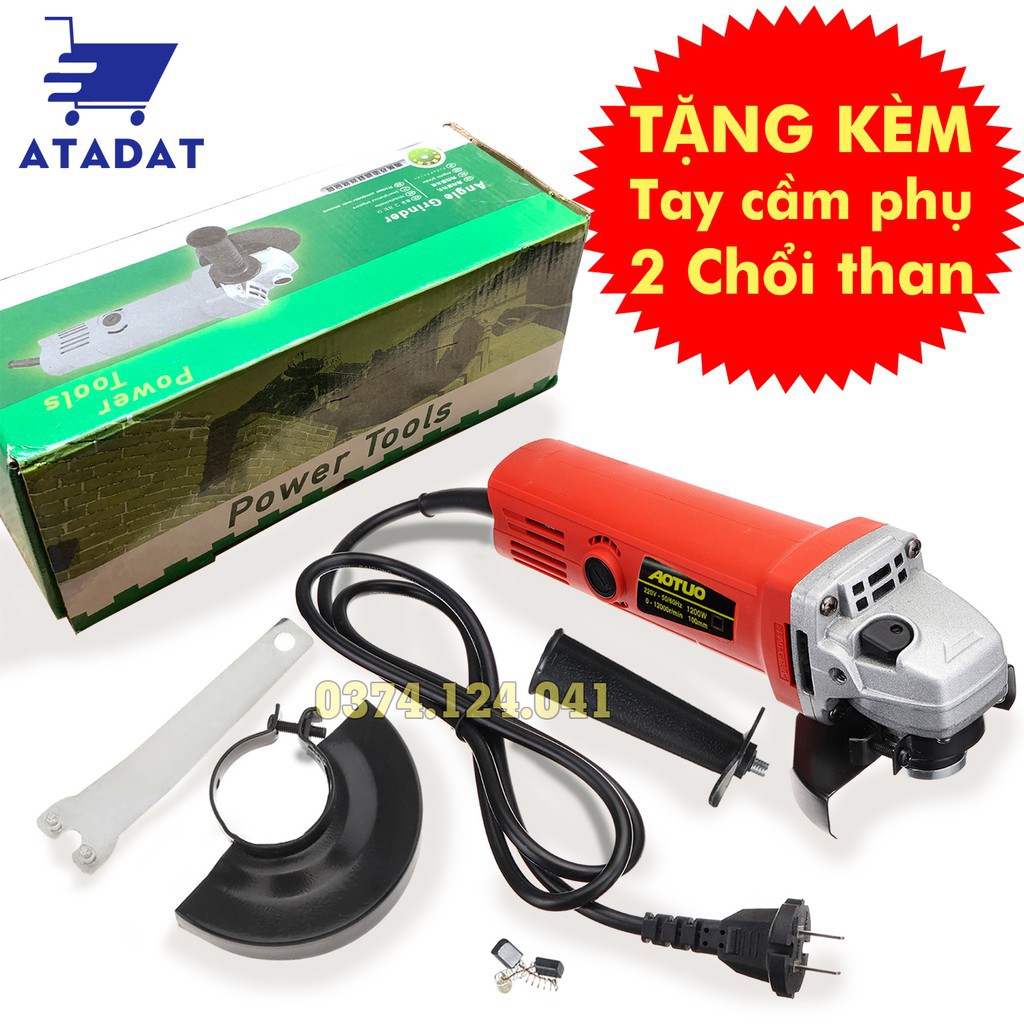 Máy mài cầm tay 1200w máy cắt công suất lớn may mai goc aotuo